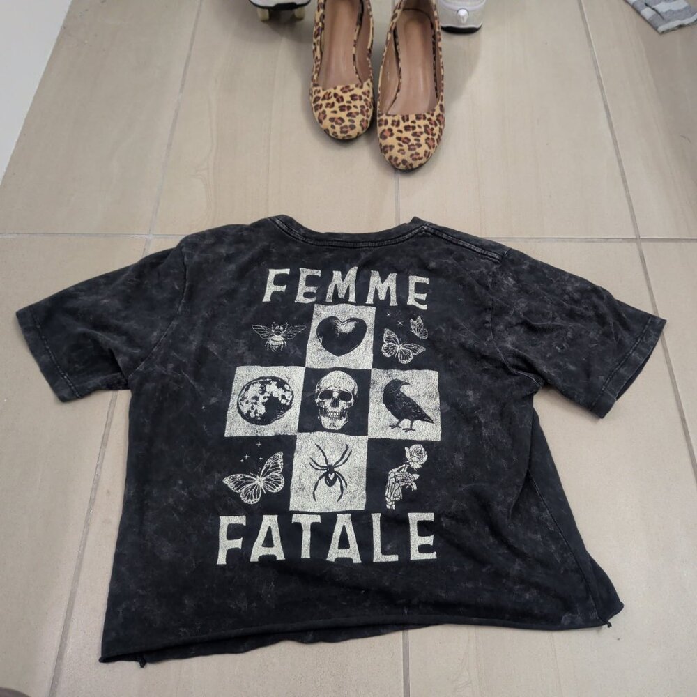 Emo goth tee